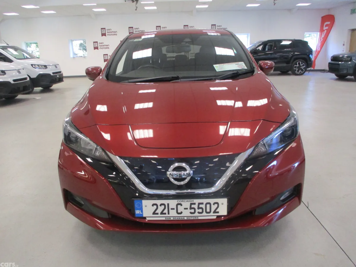 Nissan Leaf Hatchback, Electric, 2022, Red