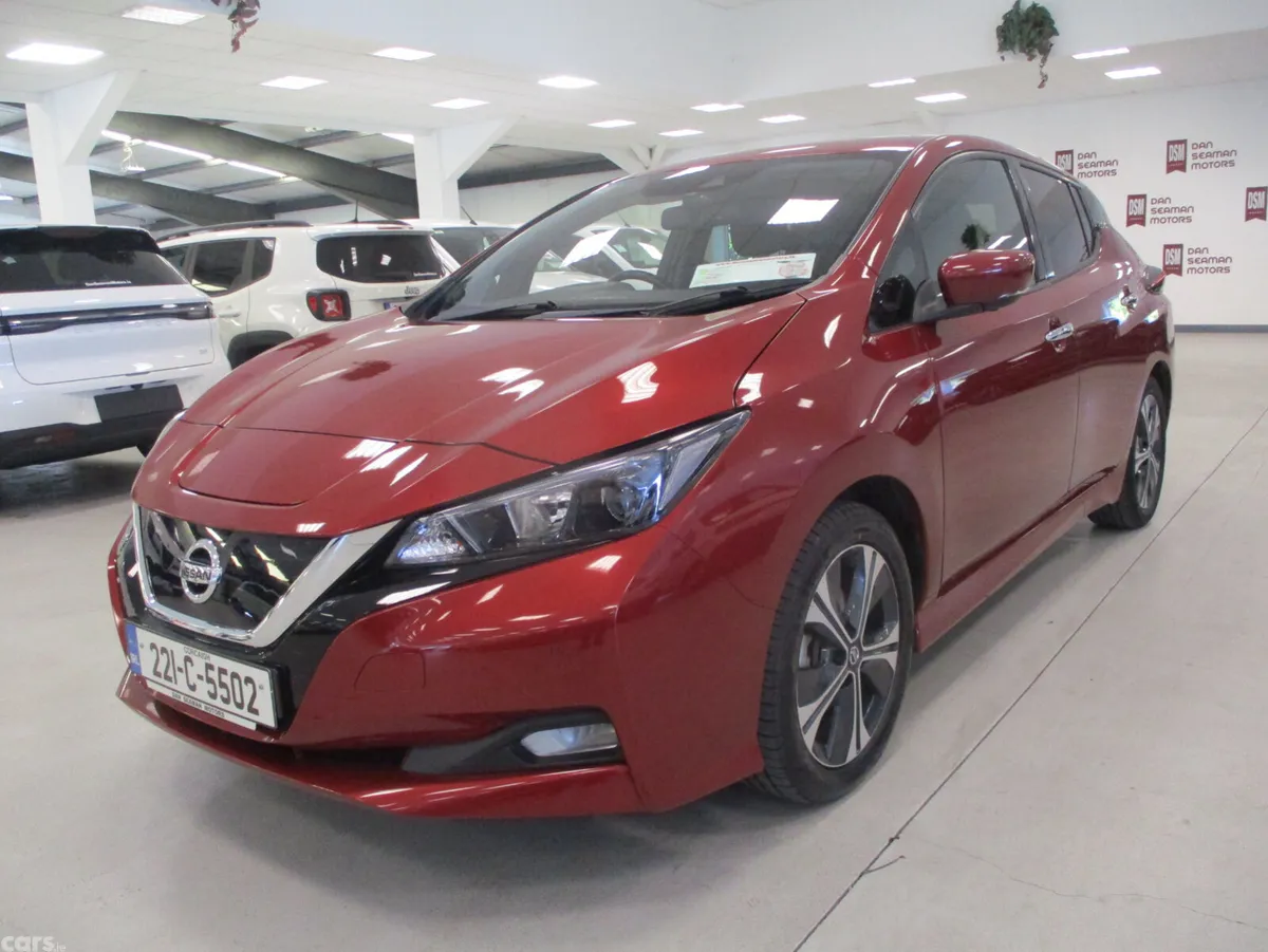 Nissan Leaf Hatchback, Electric, 2022, Red