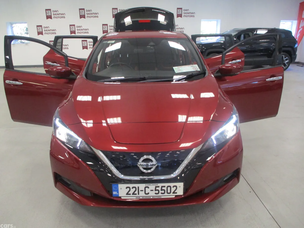 Nissan Leaf Hatchback, Electric, 2022, Red
