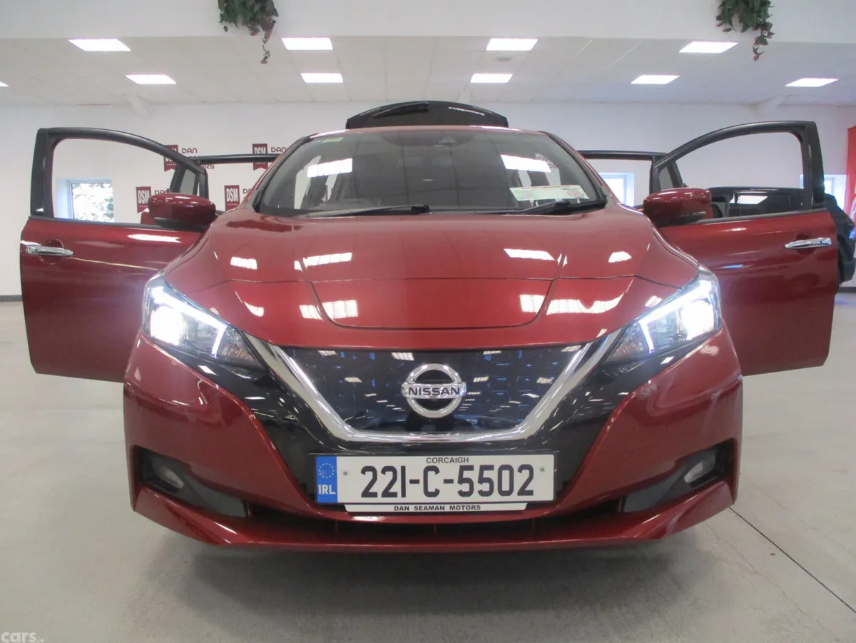 Nissan Leaf Hatchback, Electric, 2022, Red