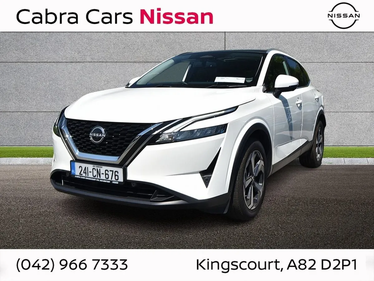Nissan Qashqai SUV, Petrol Hybrid, 2024, White
