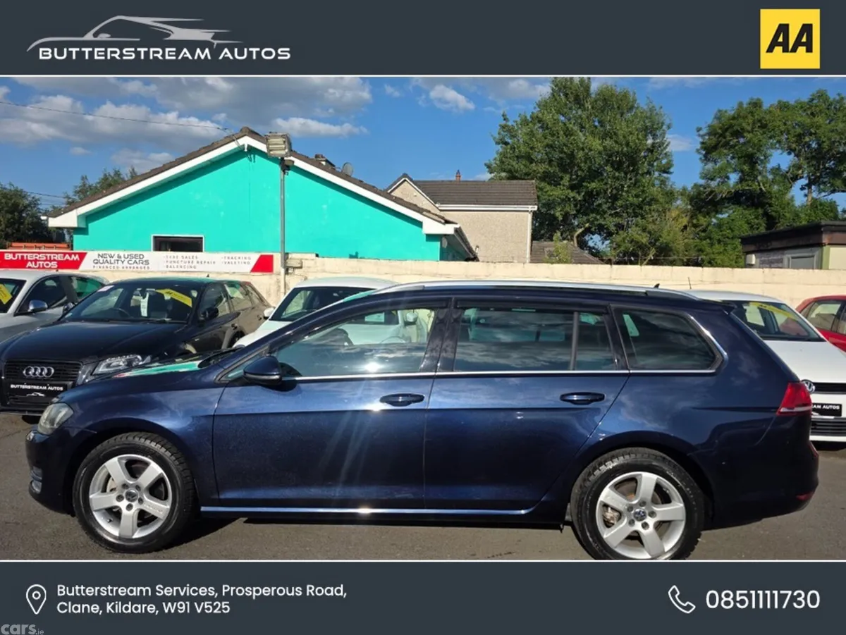 Volkswagen Golf Estate, Petrol, 2014, Blue