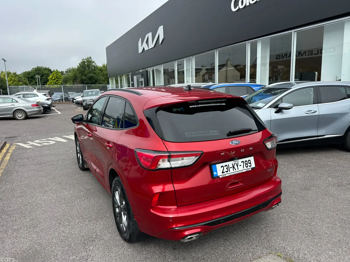 Ford Kuga SUV, Petrol Plug-in Hybrid, 2023, Red