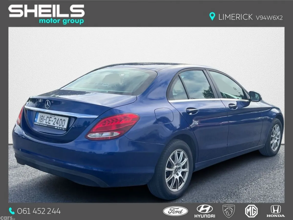Mercedes-Benz C-Class Saloon, Petrol, 2018, Blue