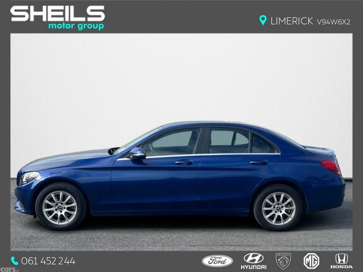 Mercedes-Benz C-Class Saloon, Petrol, 2018, Blue