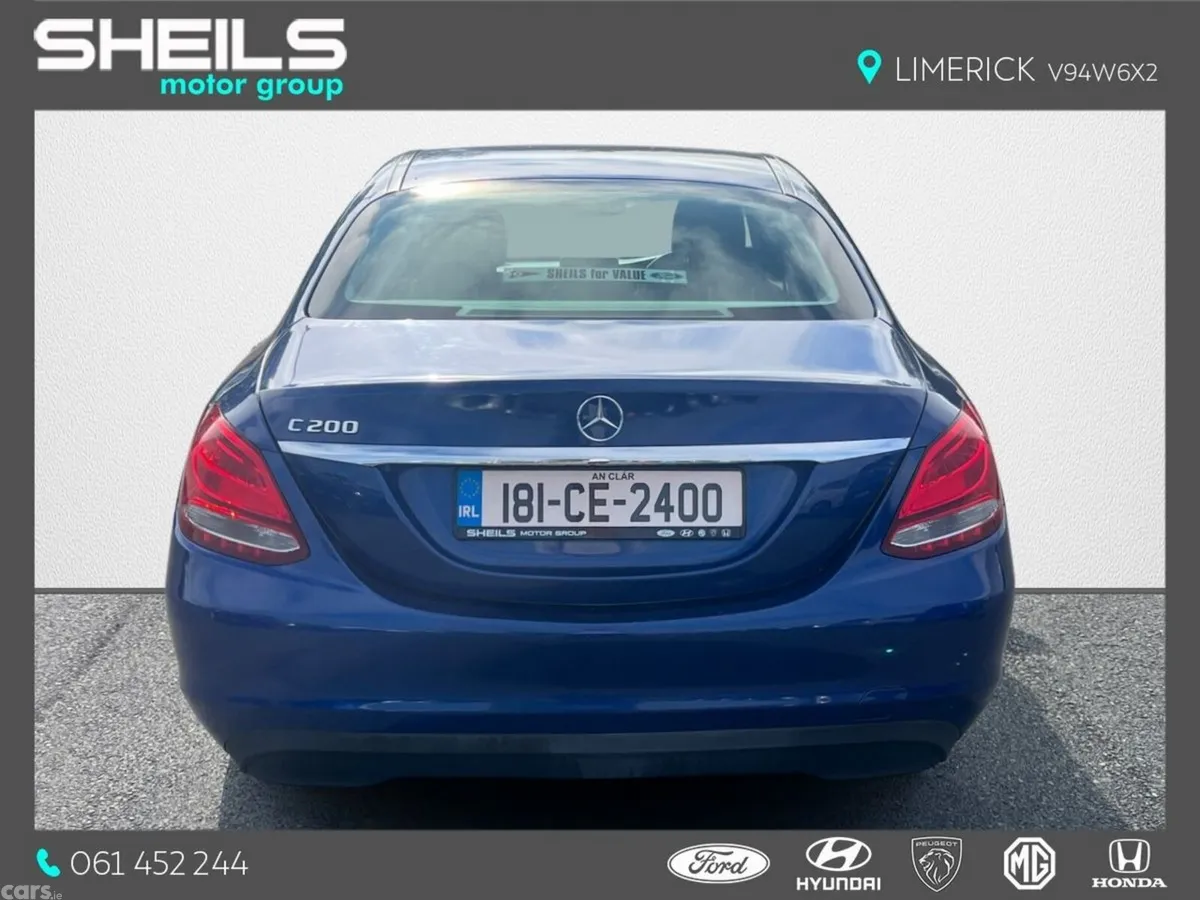Mercedes-Benz C-Class Saloon, Petrol, 2018, Blue