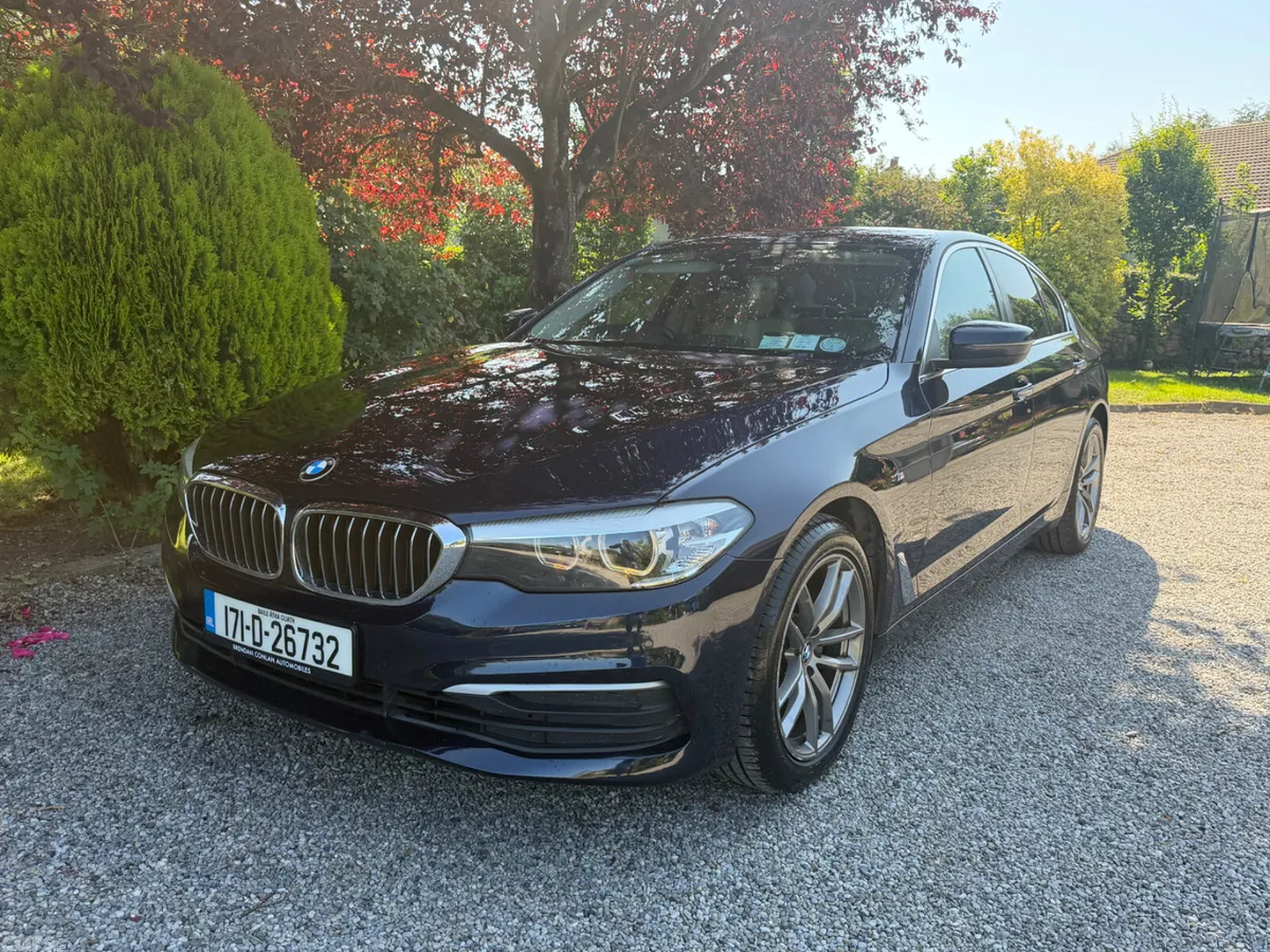 BMW 5-Series Saloon, Diesel, 2017, Blue