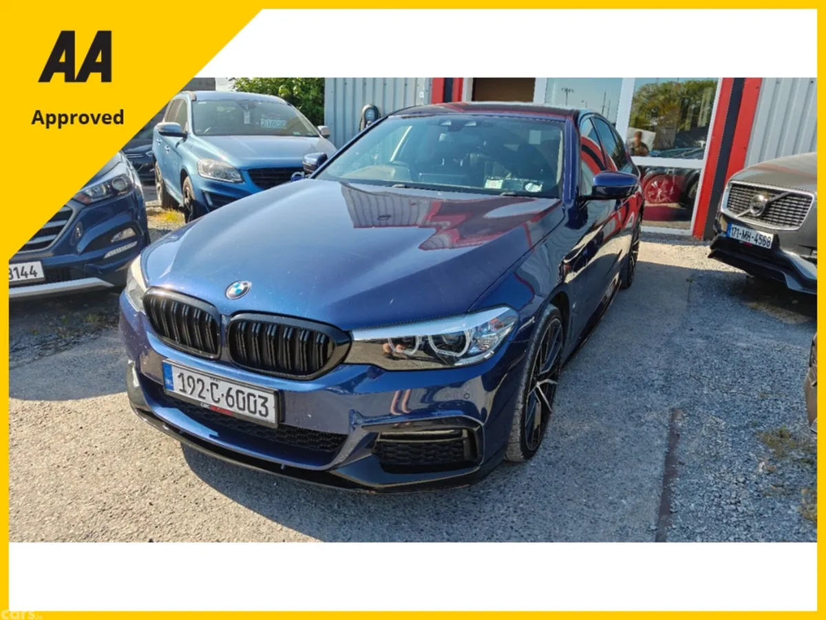 BMW 5-Series Saloon, Petrol Plug-in Hybrid, 2019, Blue