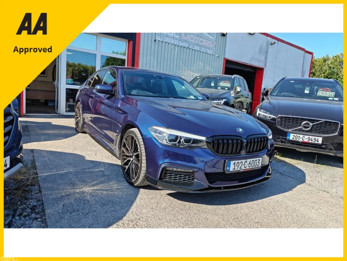BMW 5-Series Saloon, Petrol Plug-in Hybrid, 2019, Blue