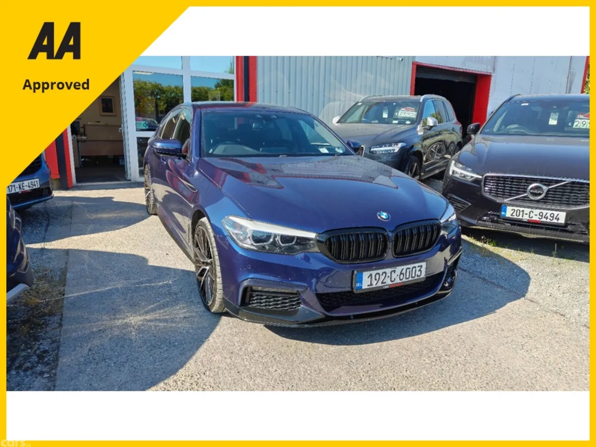 BMW 5-Series Saloon, Petrol Plug-in Hybrid, 2019, Blue