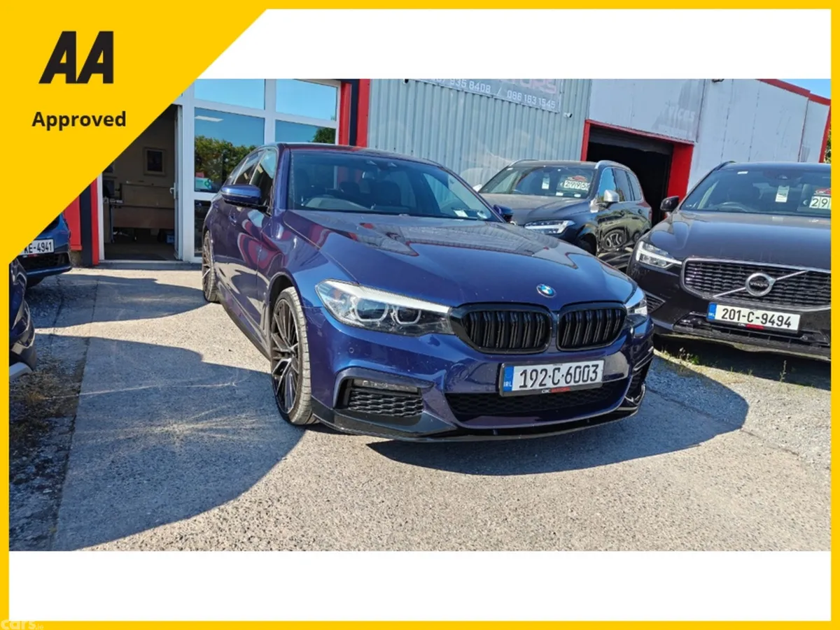BMW 5-Series Saloon, Petrol Plug-in Hybrid, 2019, Blue