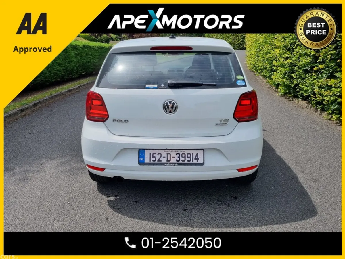 Volkswagen Polo Hatchback, Petrol, 2015, White