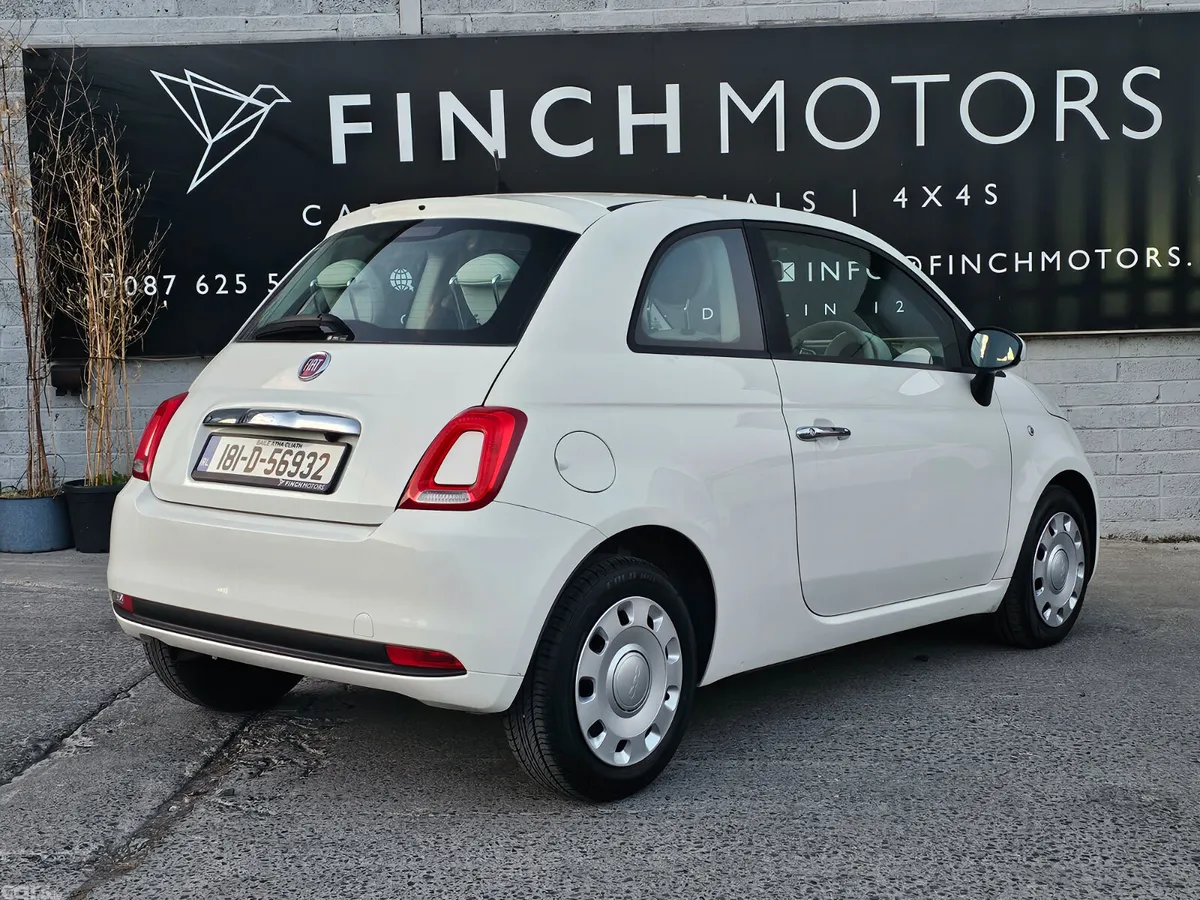 Fiat 500 Hatchback, Petrol, 2018, White