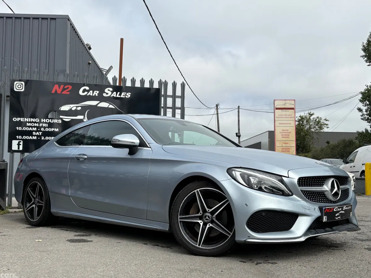 Mercedes-Benz C-Class Coupe, Diesel, 2018, Silver