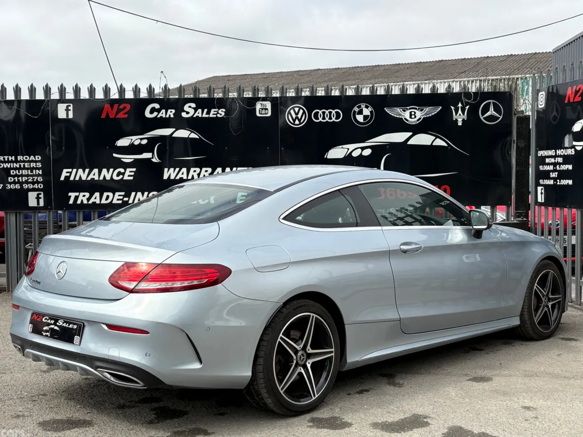 Mercedes-Benz C-Class Coupe, Diesel, 2018, Silver