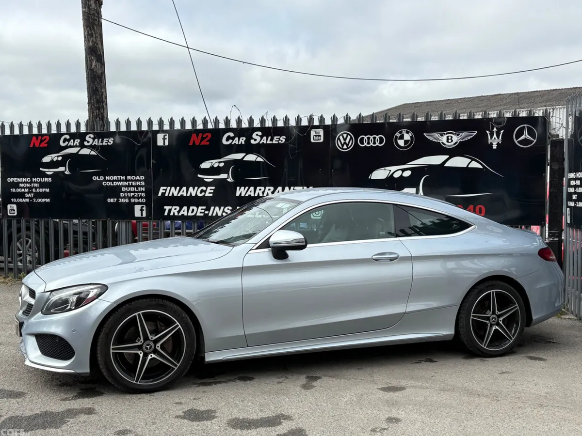 Mercedes-Benz C-Class Coupe, Diesel, 2018, Silver
