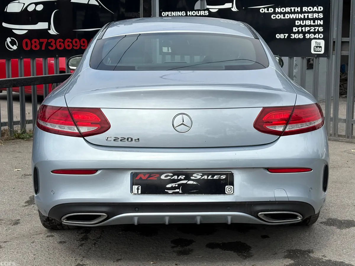 Mercedes-Benz C-Class Coupe, Diesel, 2018, Silver