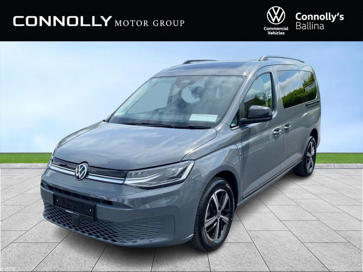 Volkswagen Caddy Maxi Life MPV, Petrol Plug-in Hybrid, 2026, Grey