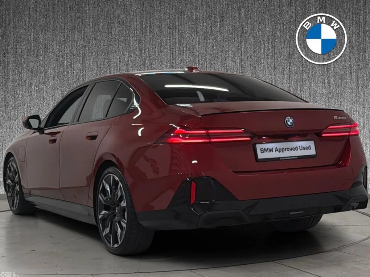 BMW 5-Series Saloon, Petrol Plug-in Hybrid, 2026, Red
