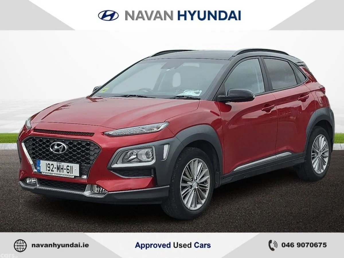 Hyundai KONA MPV, Petrol, 2019, Red