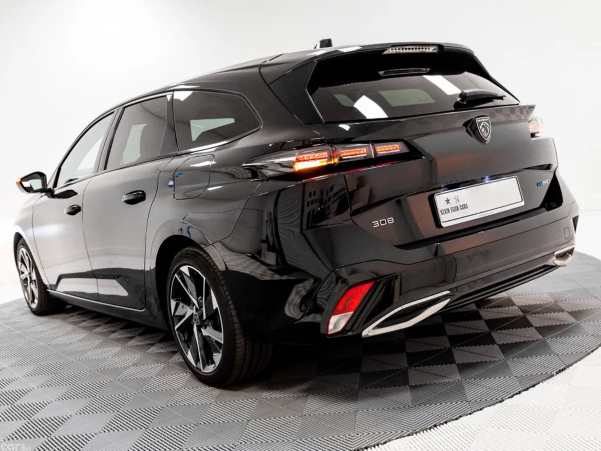 Peugeot 308 Estate, Petrol Plug-in Hybrid, 2024, Black