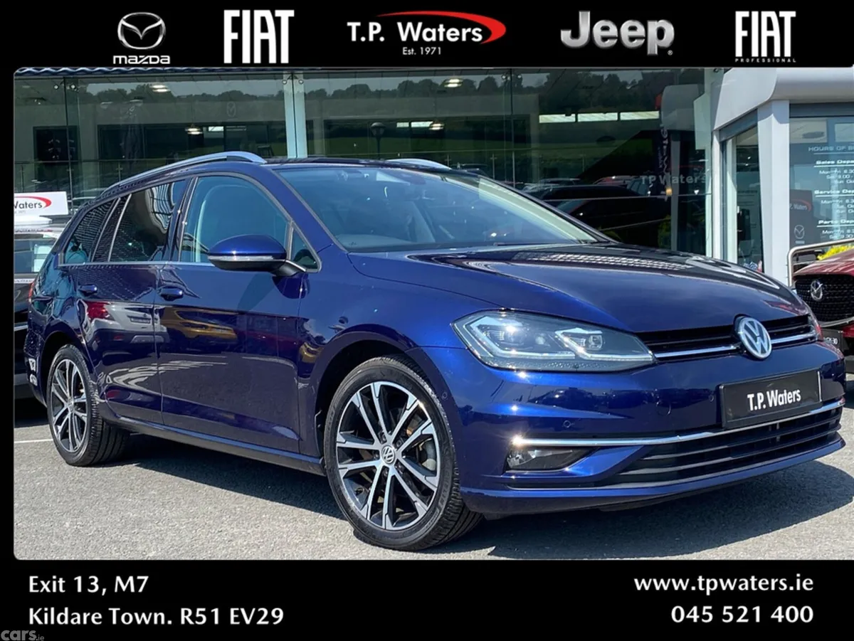 Volkswagen Golf Estate, Diesel, 2020, Blue
