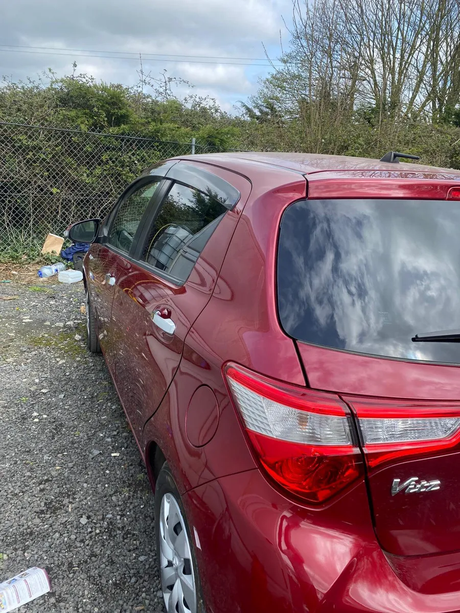 Toyota Vitz Hatchback, Petrol Hybrid, 2019, Red