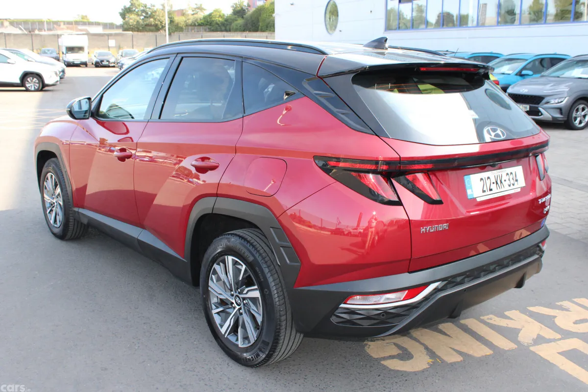 Hyundai Tucson SUV, Petrol Hybrid, 2021, Red