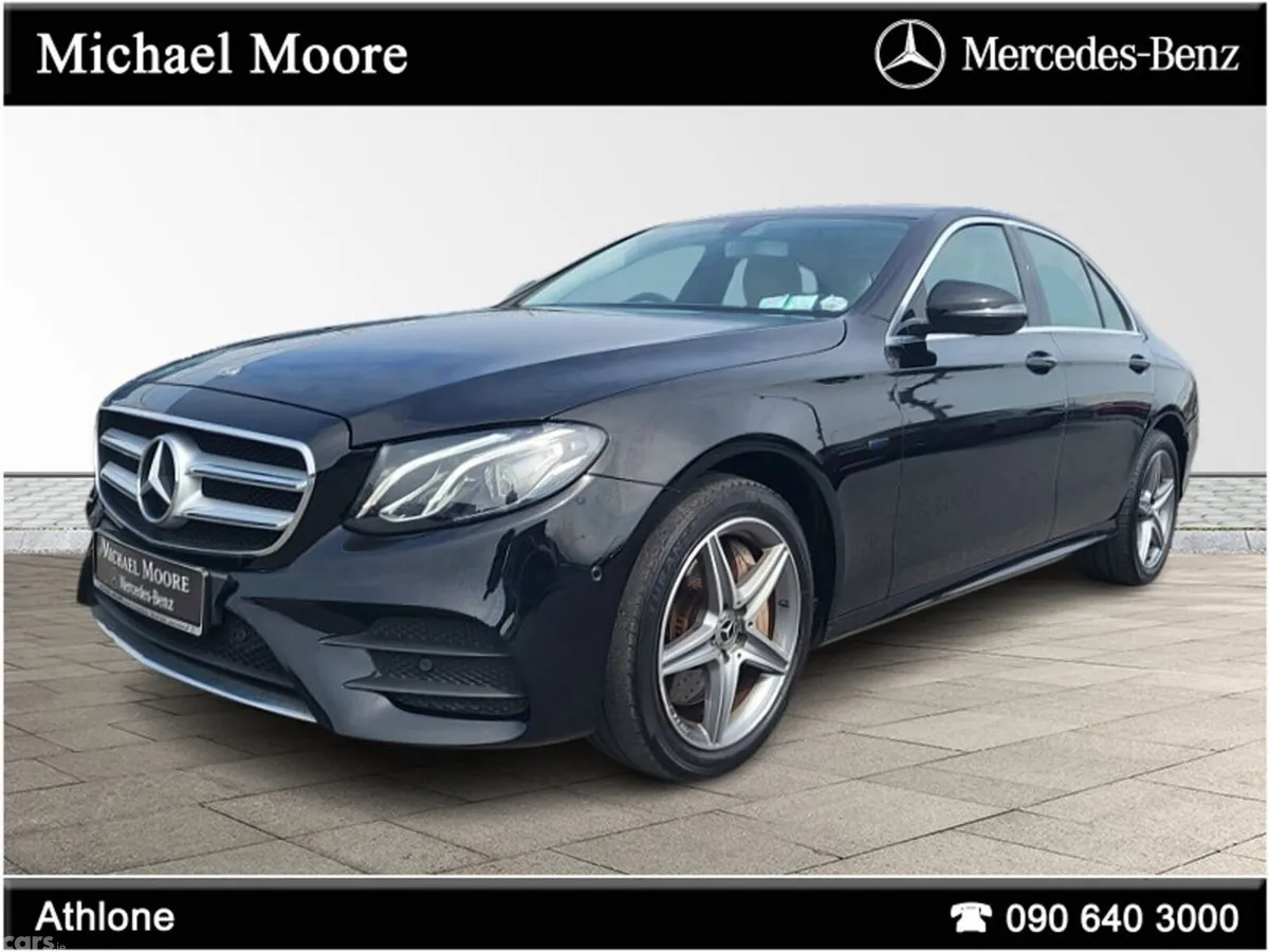 Mercedes-Benz E-Class Saloon, Petrol Plug-in Hybrid, 2020, Black