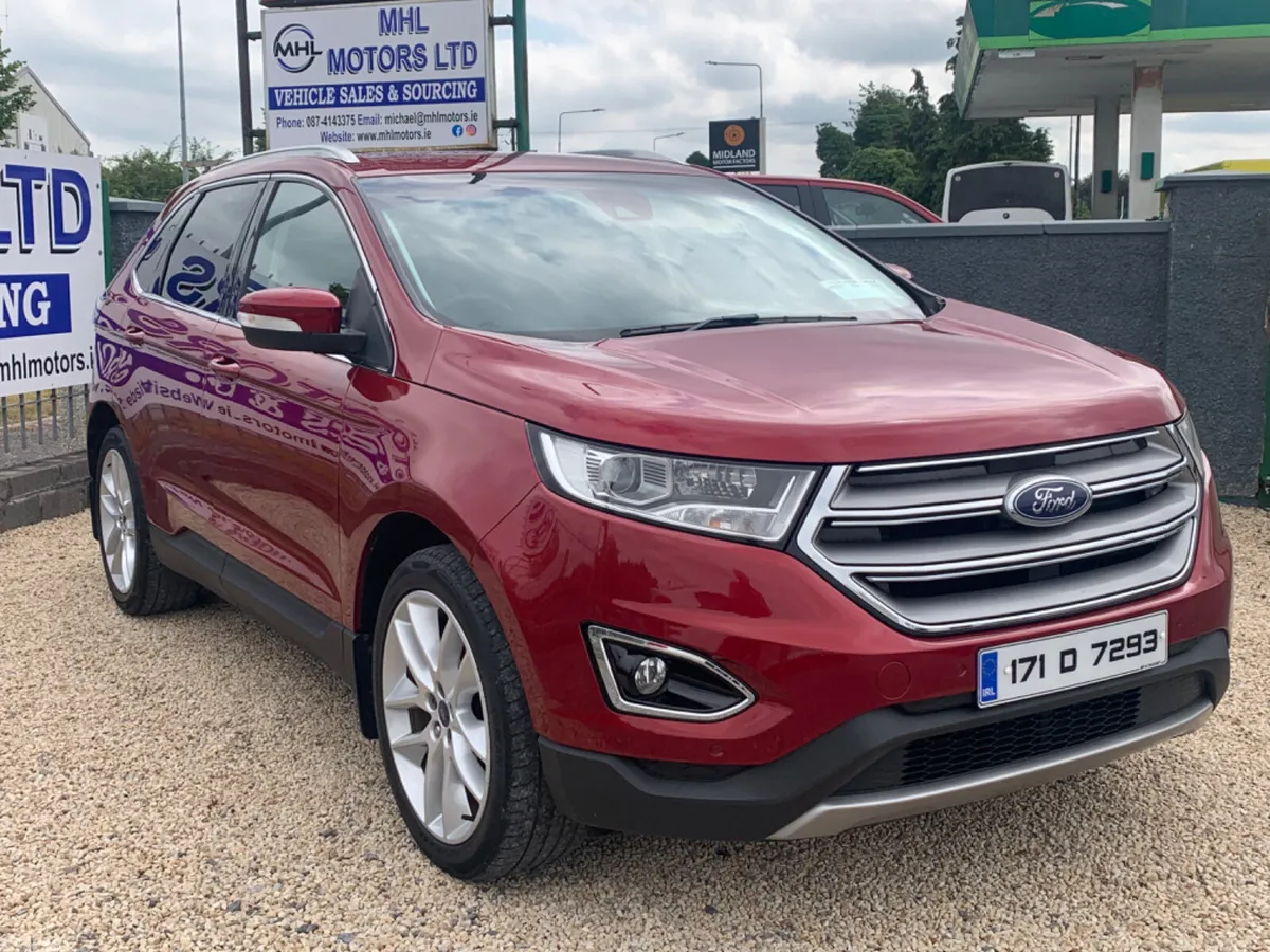 Ford Edge SUV, Diesel, 2017, Red