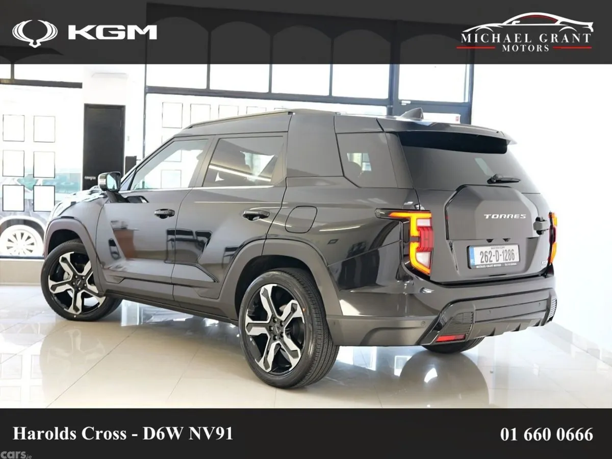 KGM Torres SUV, Petrol Hybrid, 2026, Black