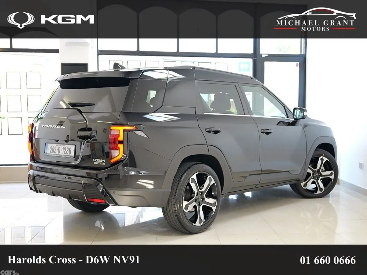 KGM Torres SUV, Petrol Hybrid, 2026, Black