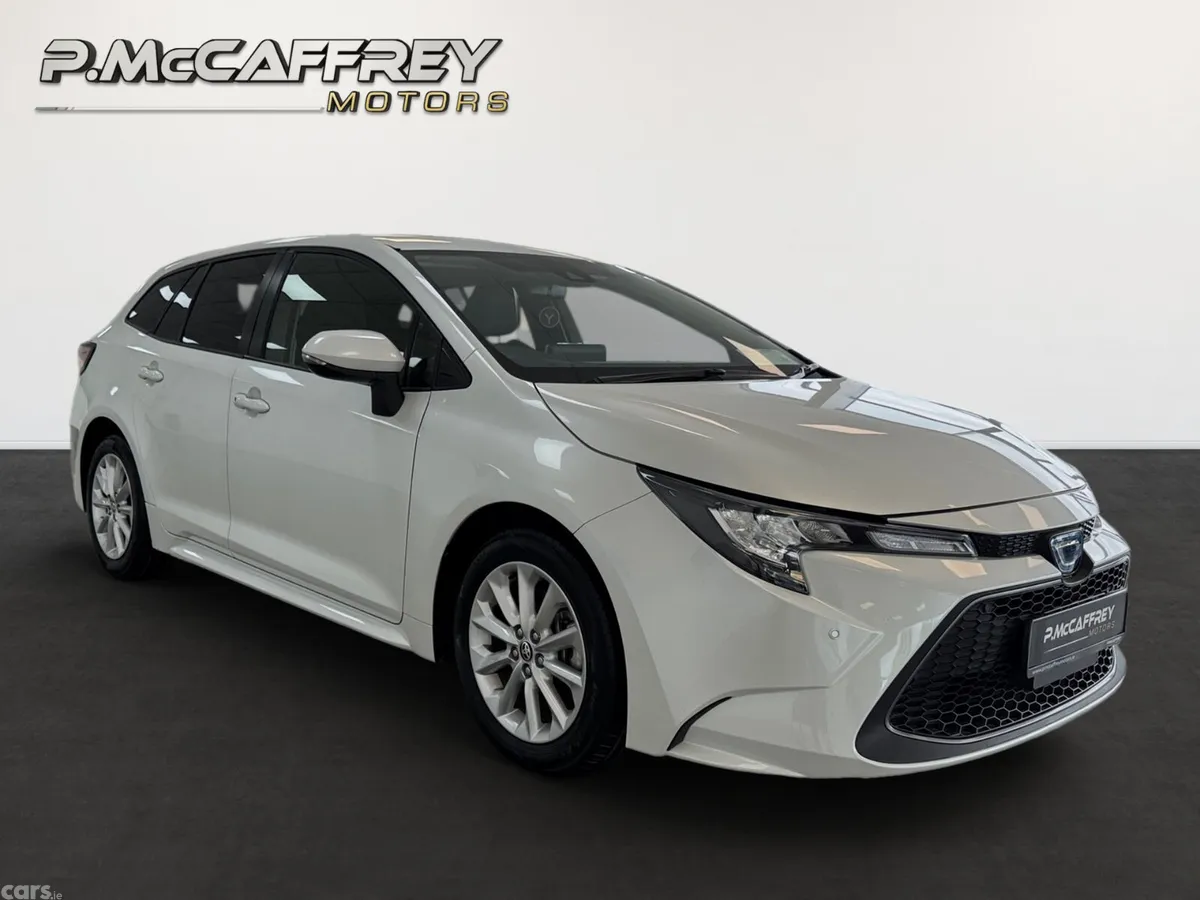 Toyota Corolla Estate, Petrol Hybrid, 2022, White
