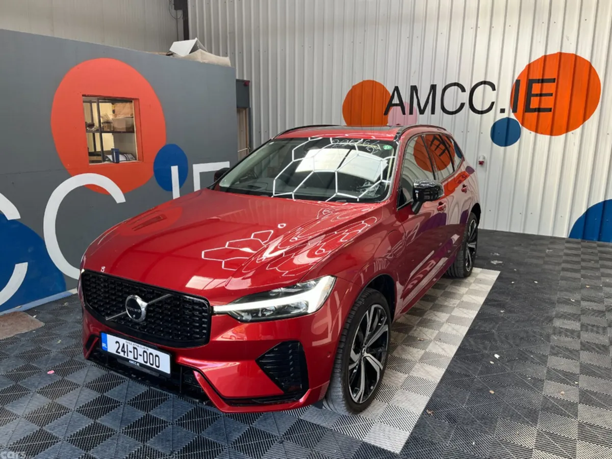 Volvo XC60 SUV, Petrol Plug-in Hybrid, 2024, Red