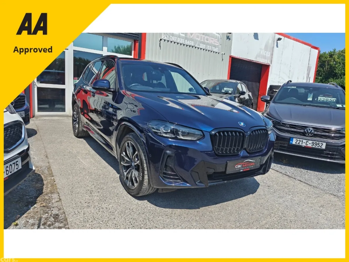 BMW X3 SUV, Petrol Plug-in Hybrid, 2022, Blue