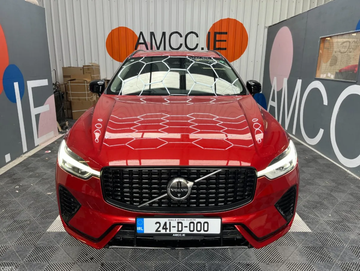 Volvo XC60 SUV, Petrol Plug-in Hybrid, 2024, Red