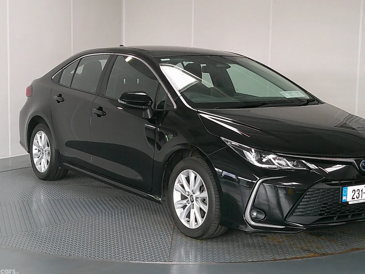Toyota Corolla Saloon, Petrol Hybrid, 2023, Black