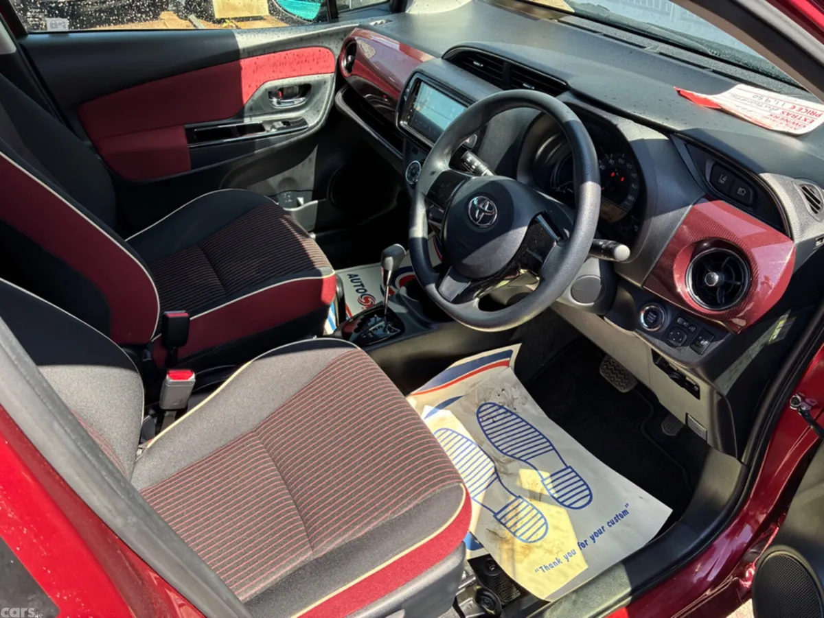 Toyota Vitz Hatchback, Petrol, 2017, Red