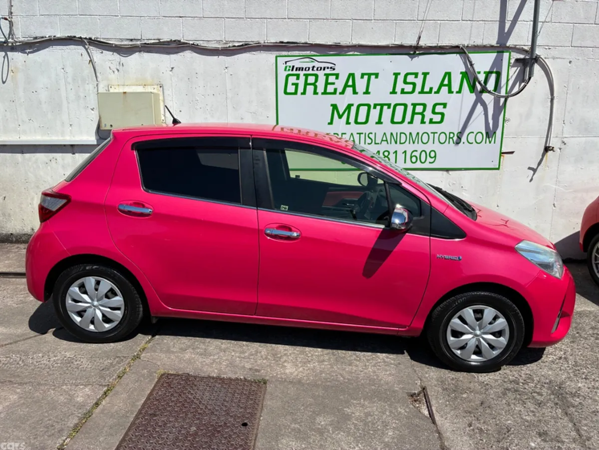 Toyota Vitz Hatchback, Petrol Hybrid, 2019, Pink
