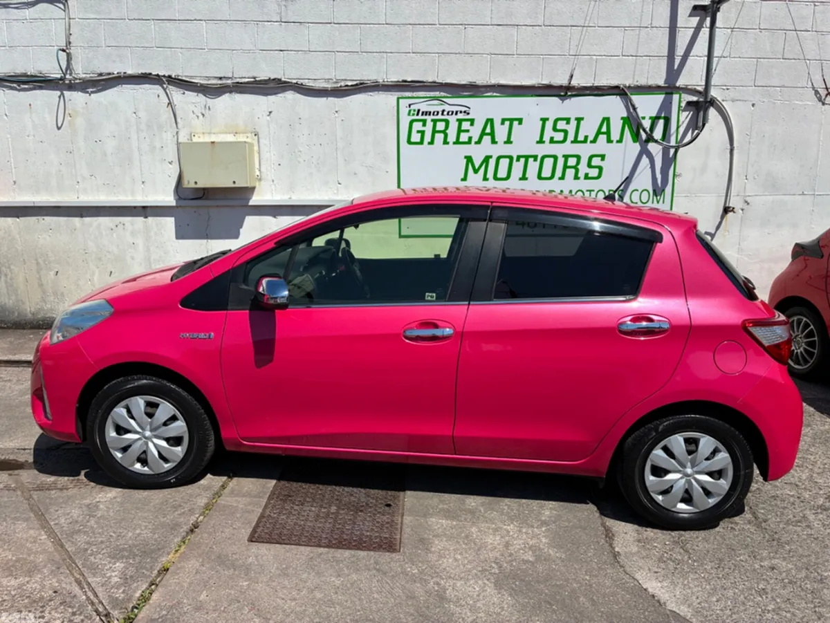 Toyota Vitz Hatchback, Petrol Hybrid, 2019, Pink