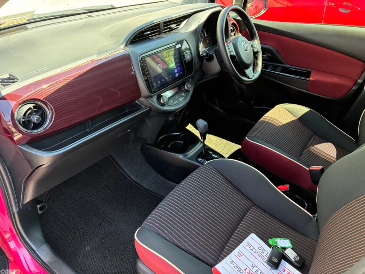 Toyota Vitz Hatchback, Petrol Hybrid, 2019, Pink