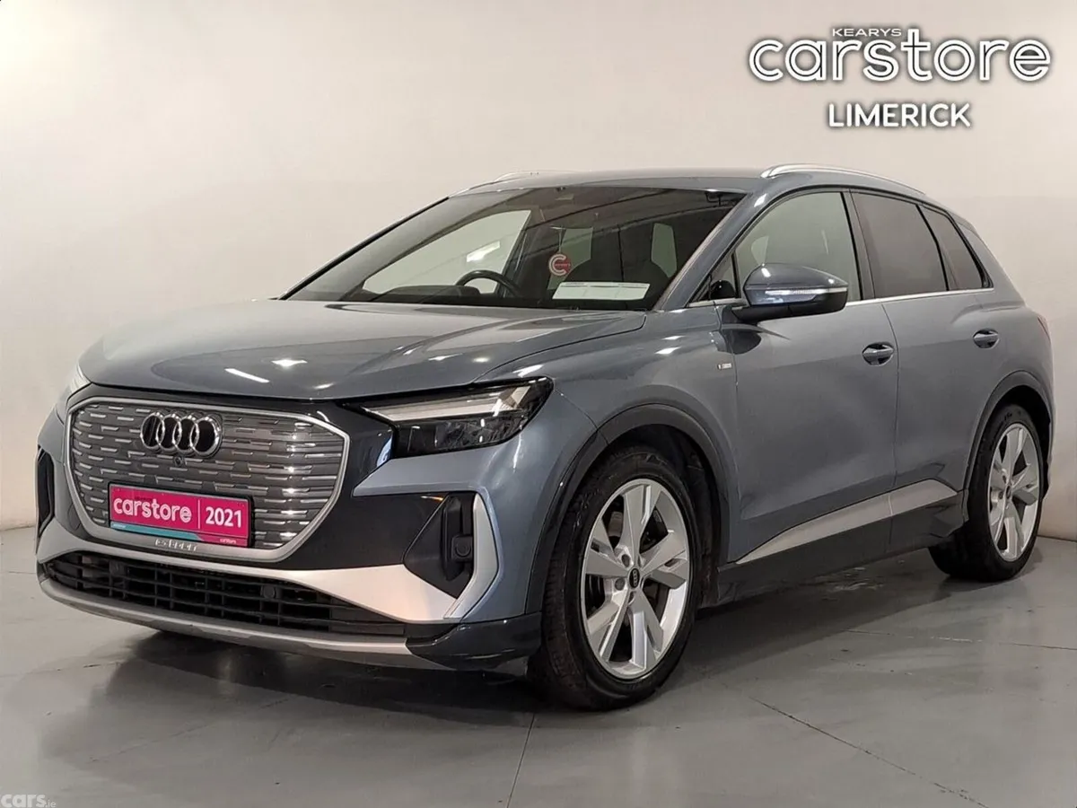 Audi Q4 e-tron SUV, Electric, 2021, Blue