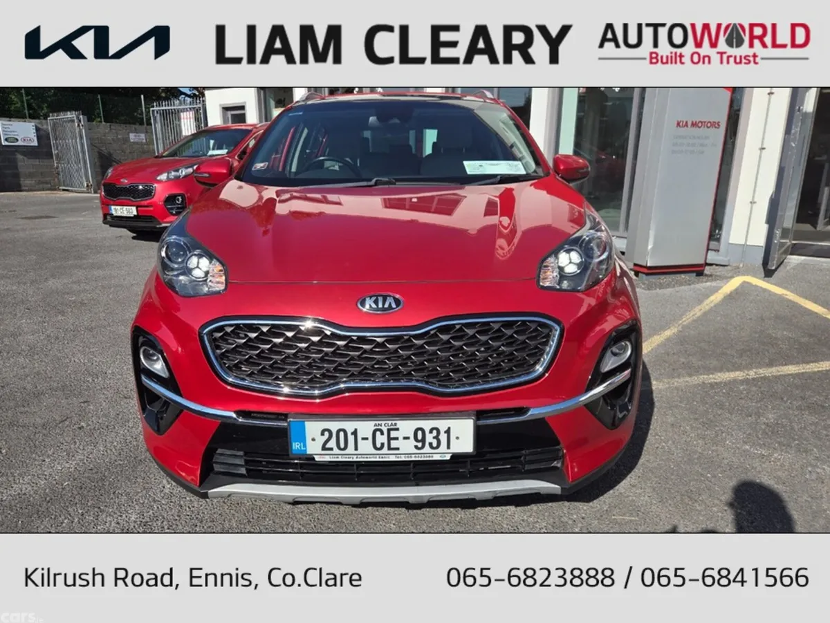Kia Sportage MPV, Diesel, 2020, Red