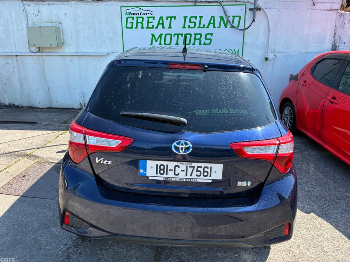 Toyota Vitz Hatchback, Petrol Hybrid, 2018, Blue