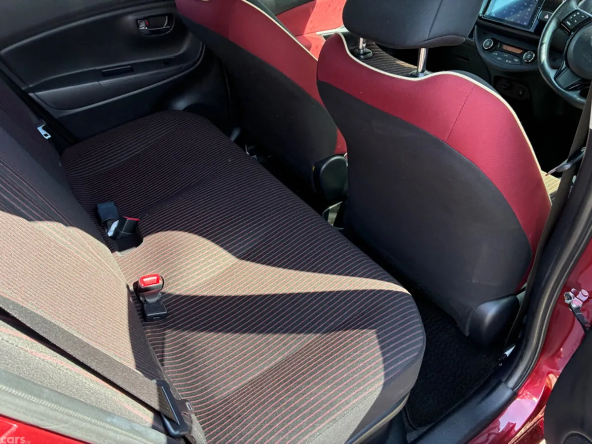 Toyota Vitz Hatchback, Petrol Hybrid, 2017, Red