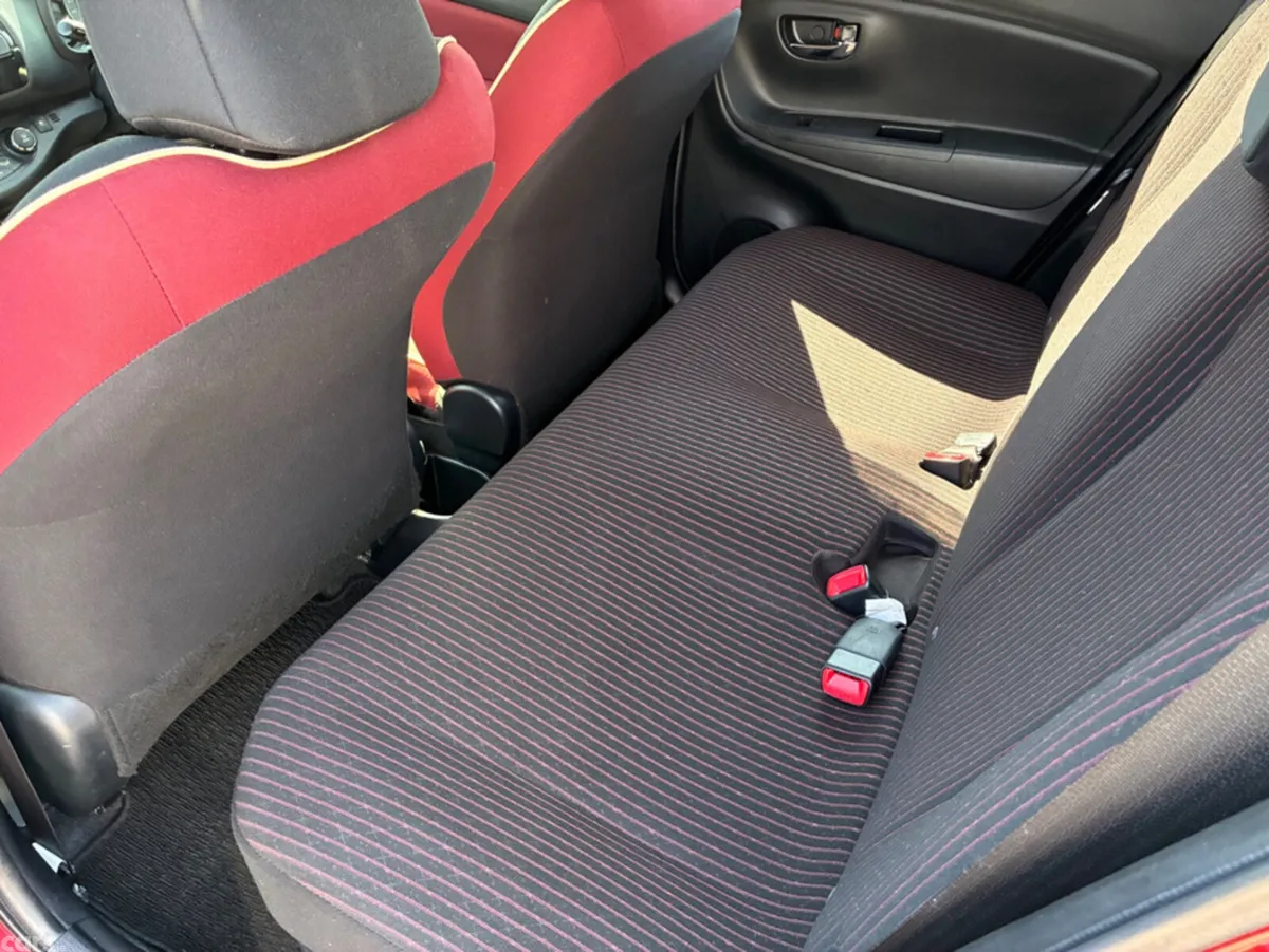 Toyota Vitz Hatchback, Petrol Hybrid, 2017, Red