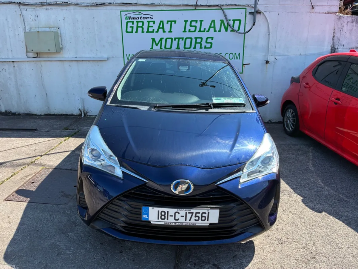 Toyota Vitz Hatchback, Petrol Hybrid, 2018, Blue