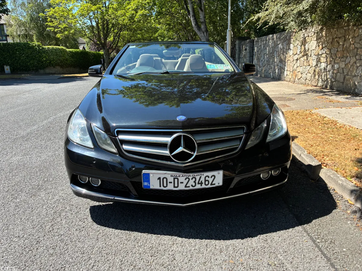 Mercedes-Benz E-Class Convertible, Diesel, 2010, Black