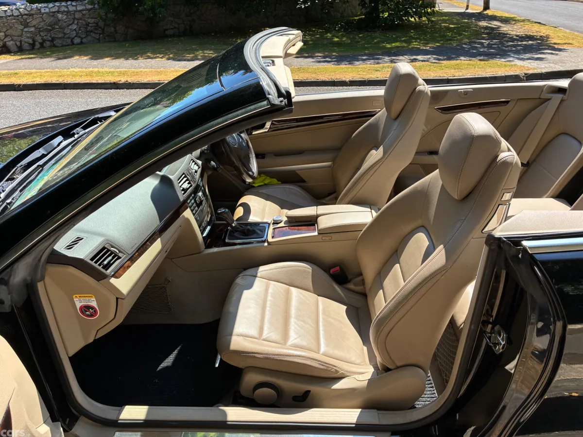 Mercedes-Benz E-Class Convertible, Diesel, 2010, Black