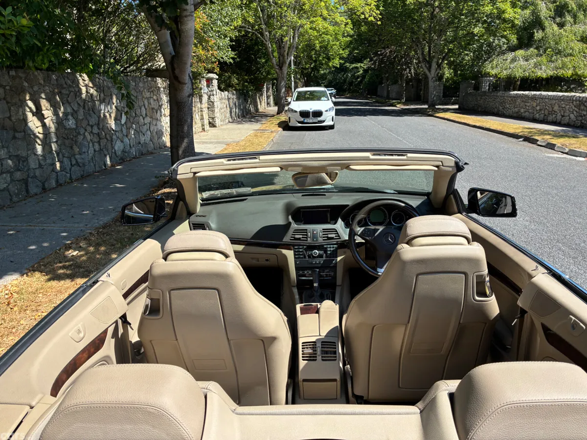 Mercedes-Benz E-Class Convertible, Diesel, 2010, Black